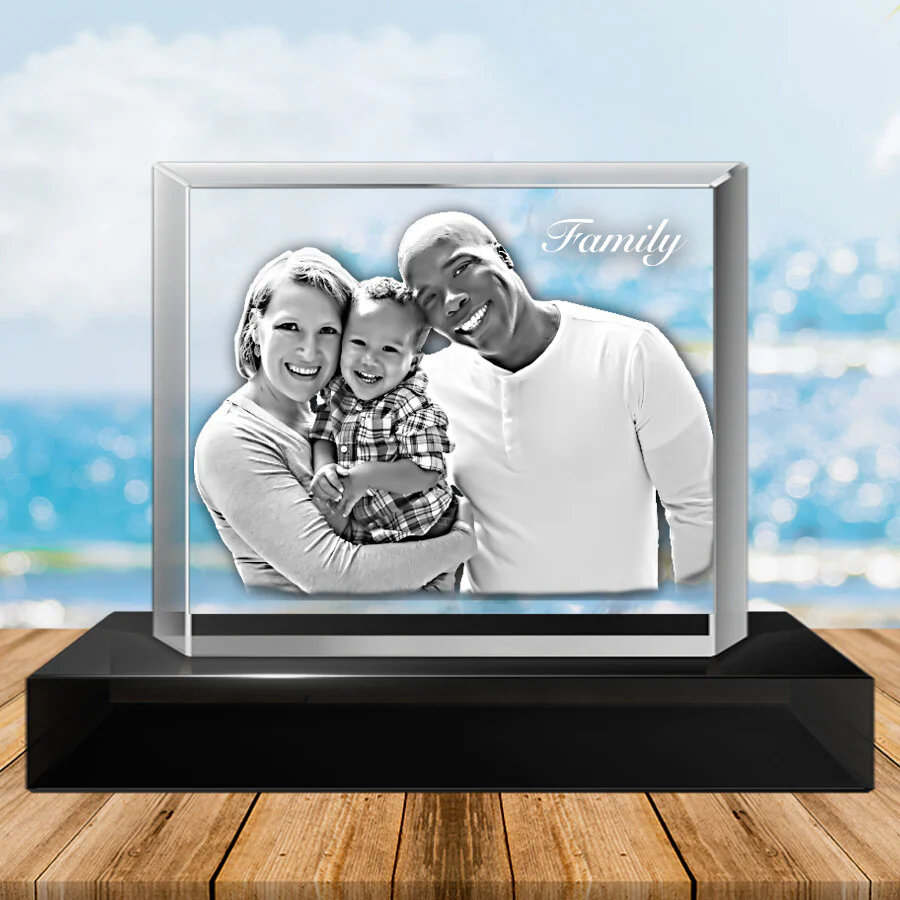 Wedding Gift Crystal Square - Image 3