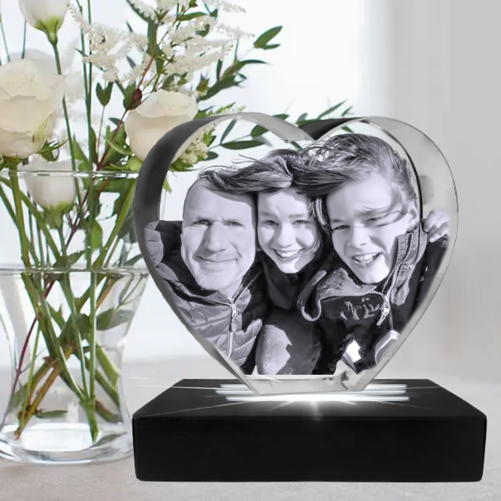 3D Heart Crystal - Small|Medium|Large - Image 4