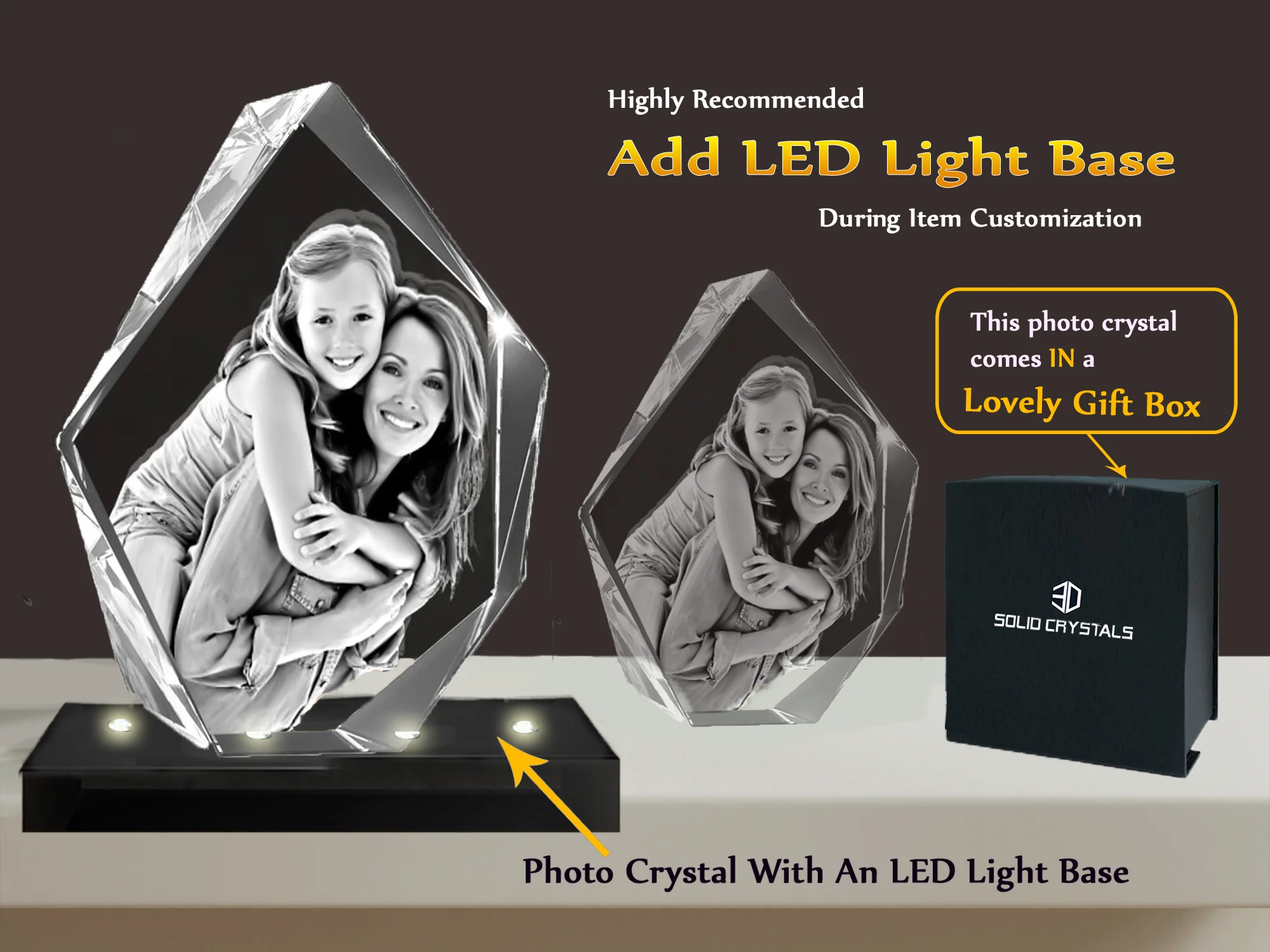 3D Iceberg Prestige Crystal - Xtra Large - Image 7