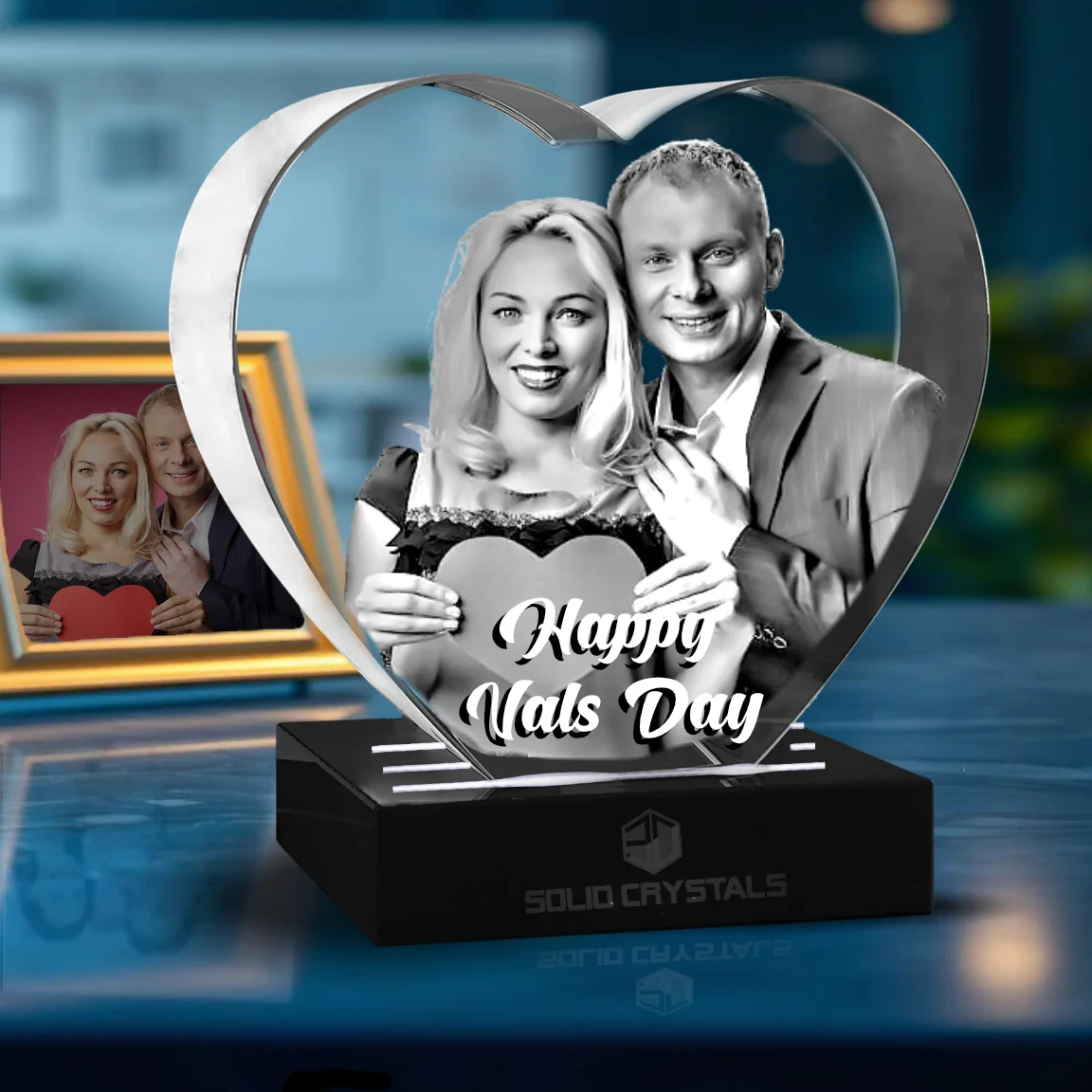 3D Valentines Day Gift - Heart Crystal - Image 2