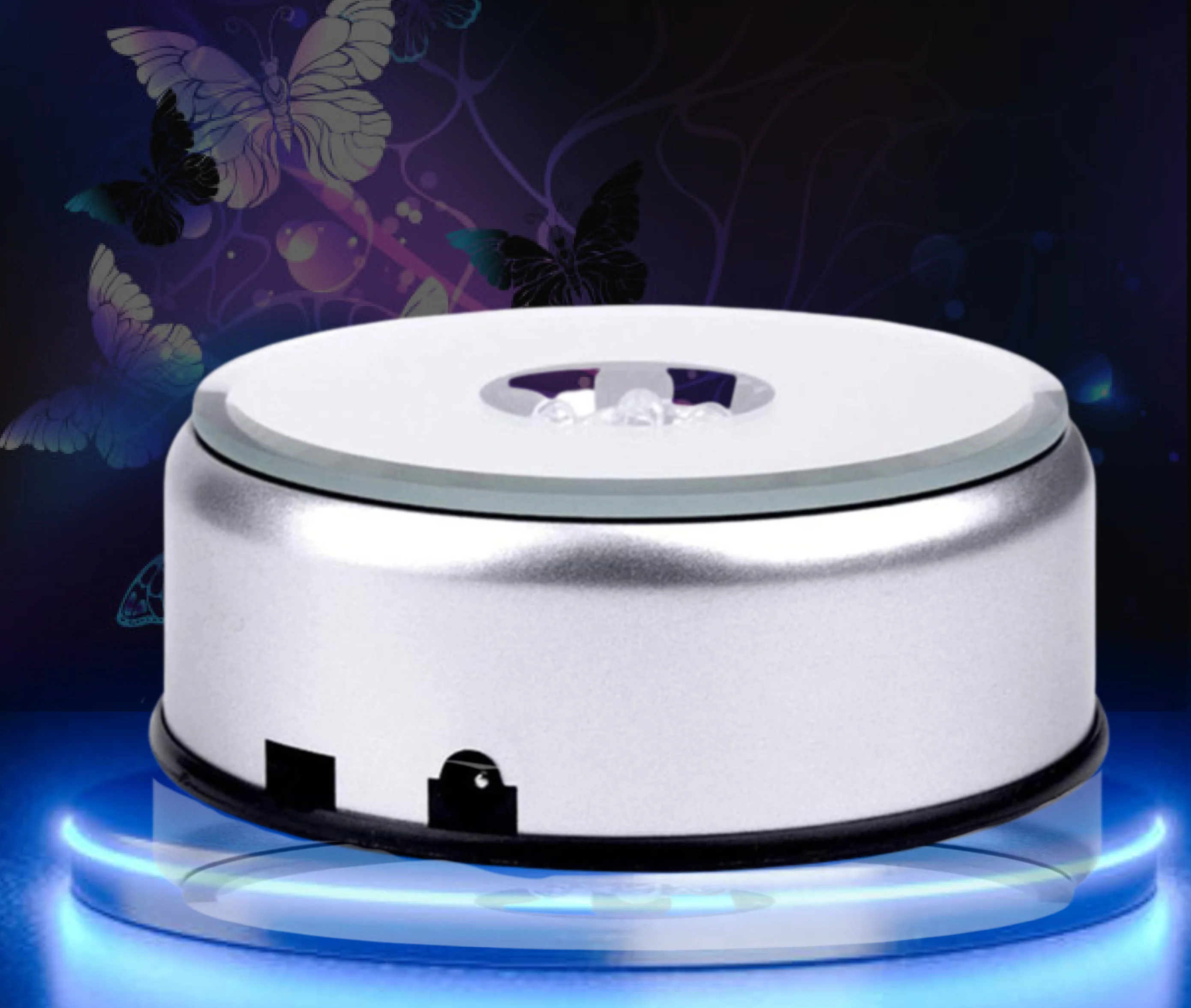 Rotating Light Base For Crystals - LED Light Base|(Battery and Mains Operated) - Image 5