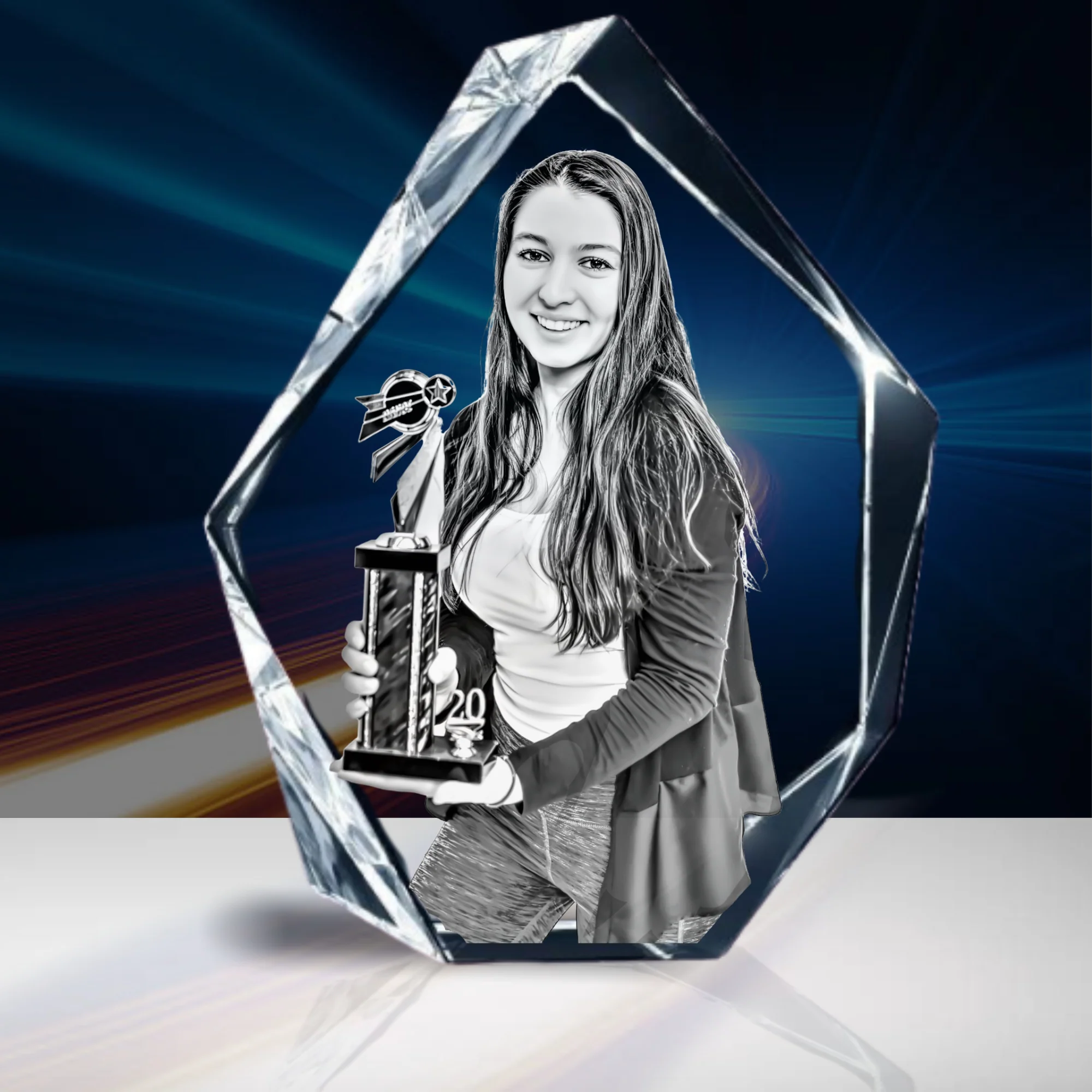 3D Iceberg Prestige Crystal - Large - Image 6