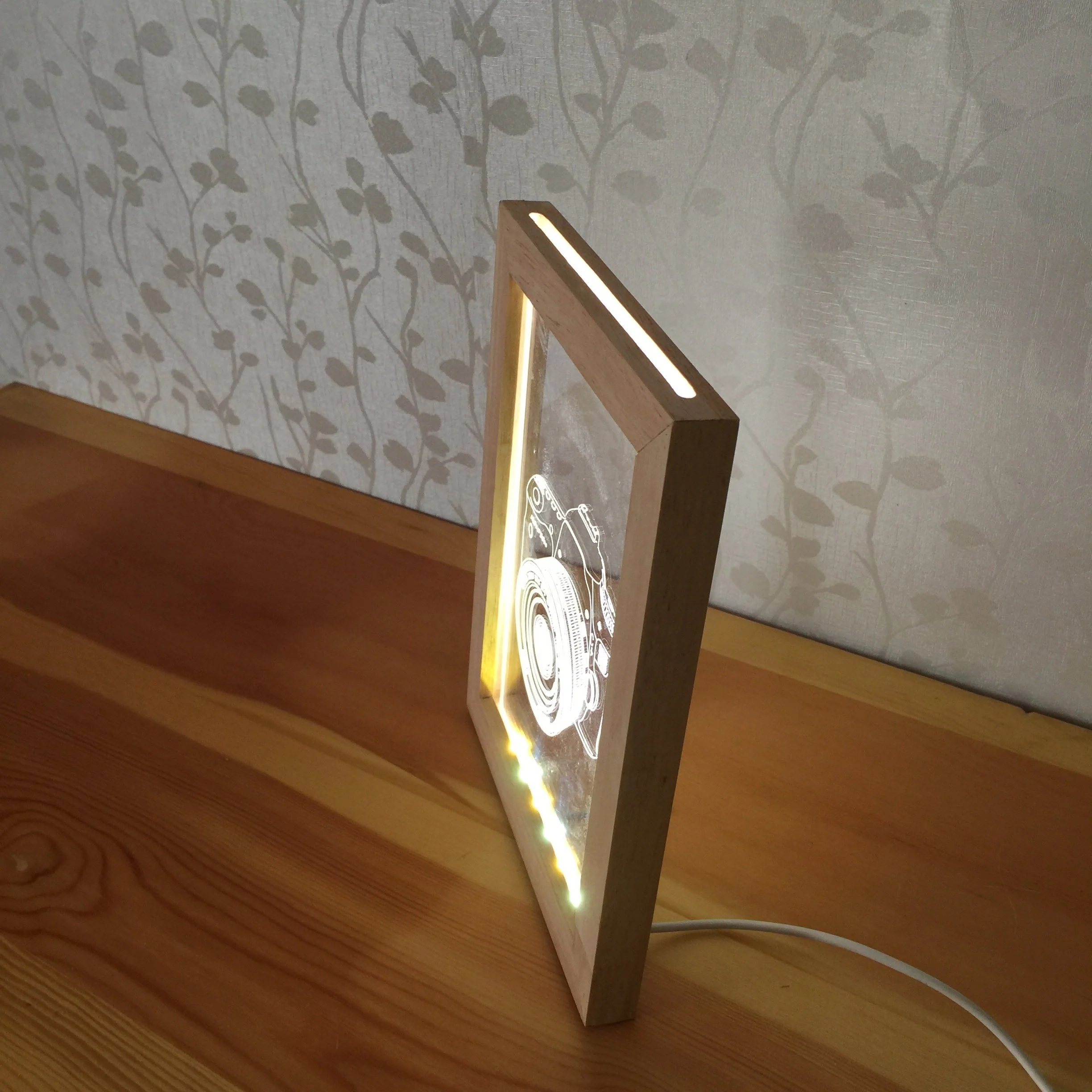 Glass Picture Frame LED Light-Up - Image 5