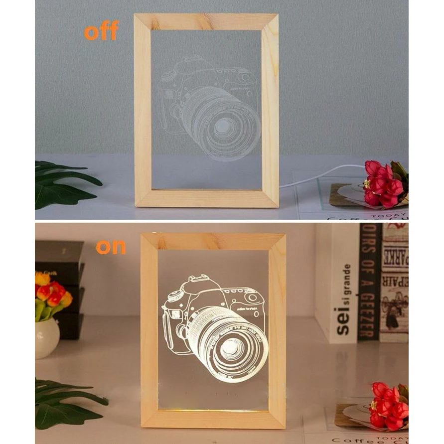 Glass Picture Frame LED Light-Up - Image 7