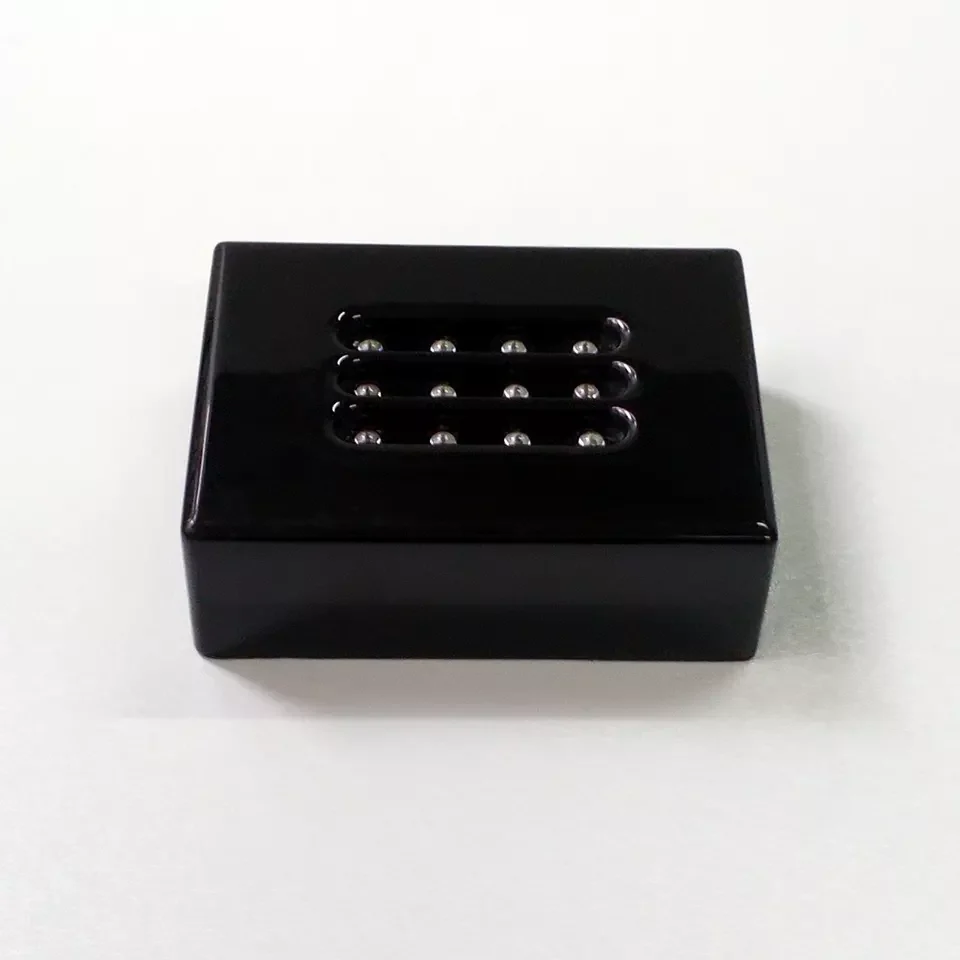 Black Lacquer Wooden Led Light Base - White lights Piano Finish - Image 7