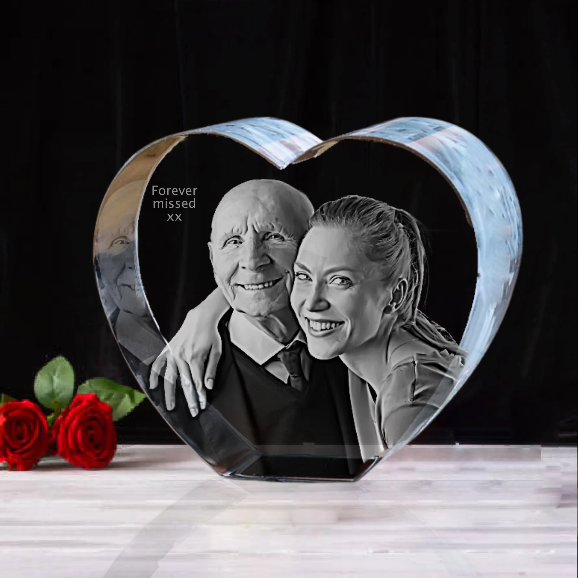 3D Memorial Heart - Large - Image 3