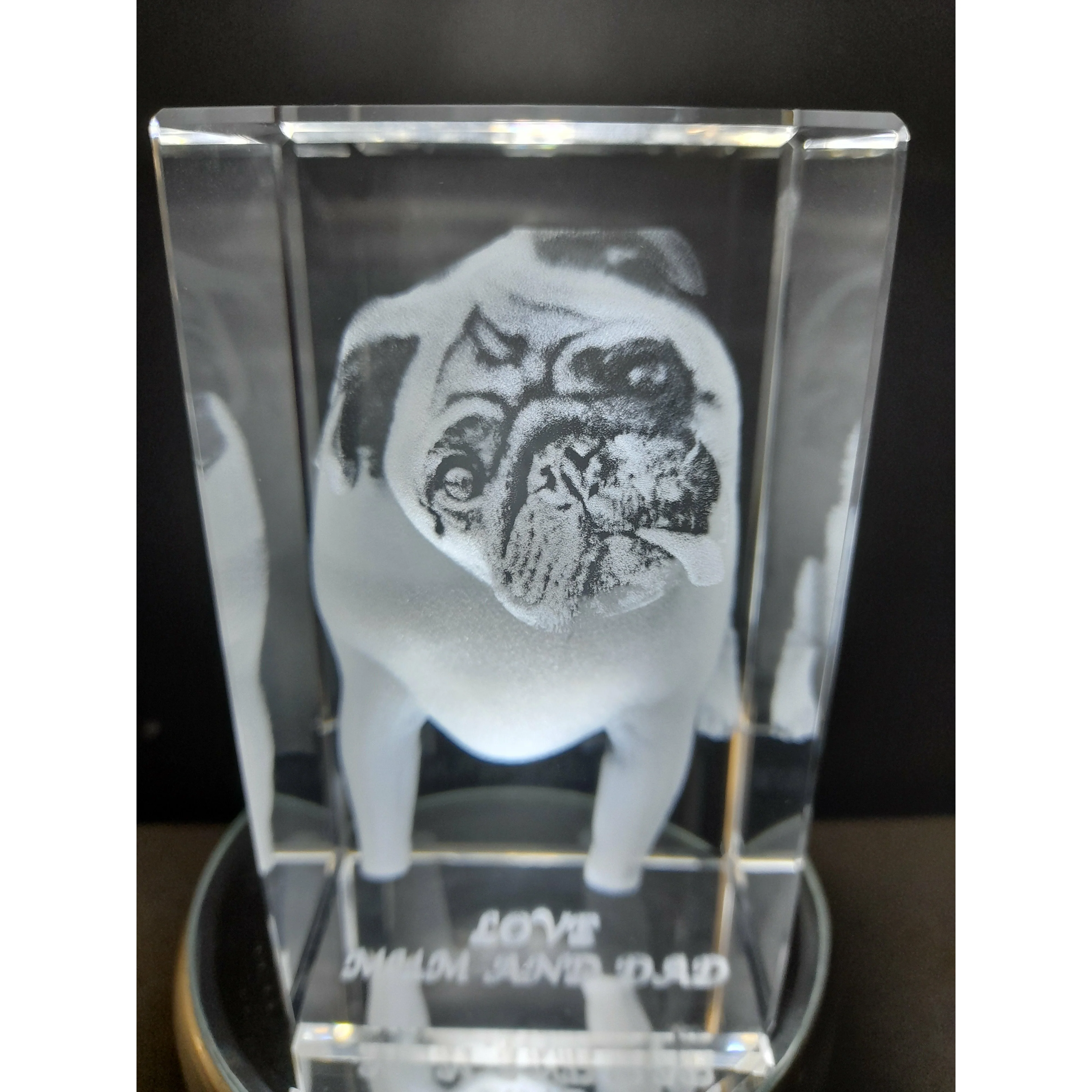 Memorial Crystal Rectangular - Image 4
